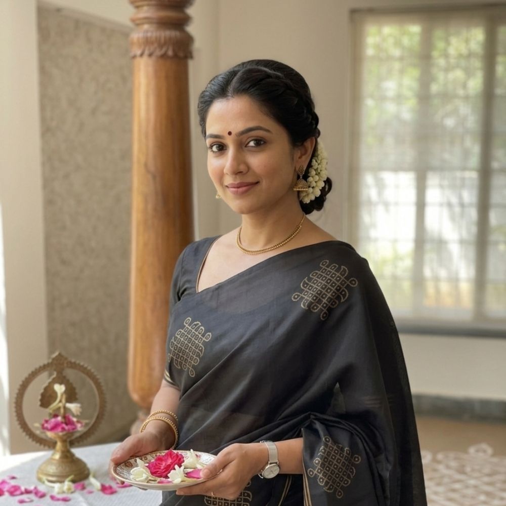 Kolam saree